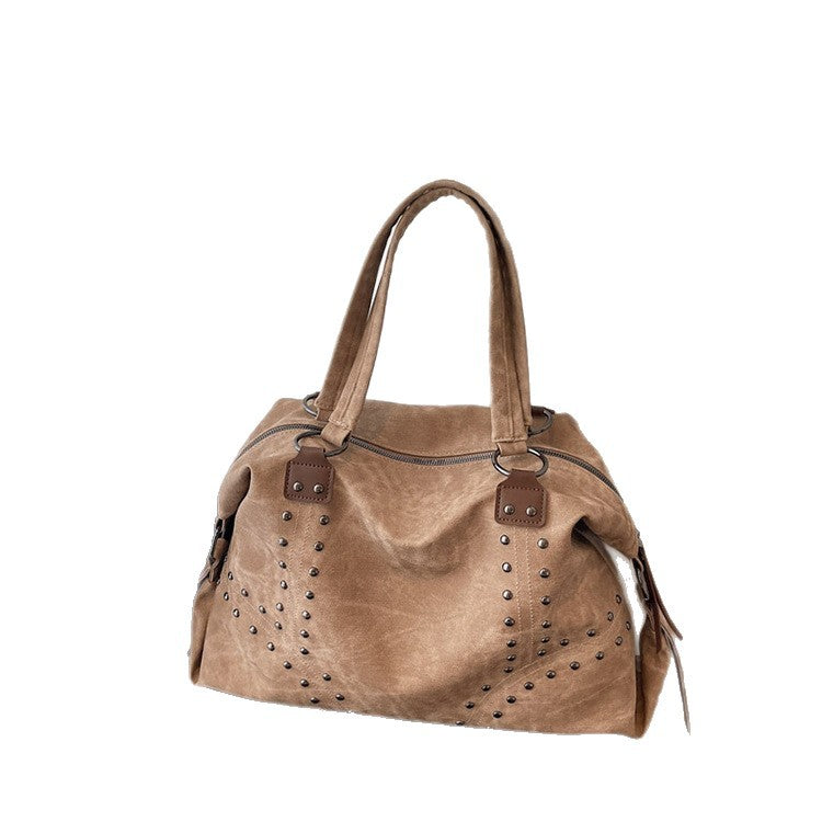 Women's Fashionable Simple Large Capacity Autumn Retro Easy Women's Shoulder Bag