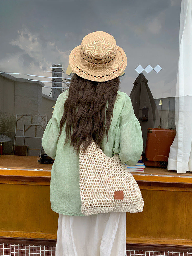 Beach Woven Fashion Hollow Knitted Large Capacity Bags