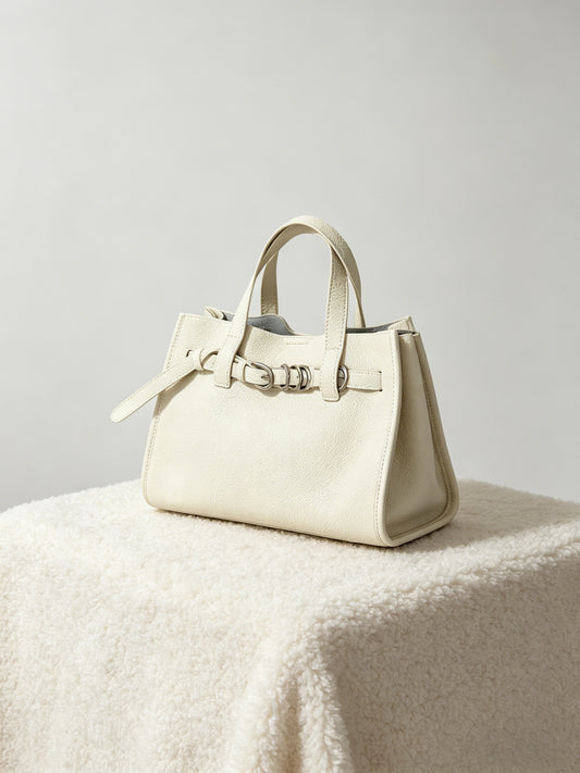 Women's Genuine Leather Commuter Design Large Capacity Tote Bag