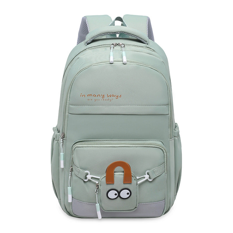 Women's Large Capacity Early High College Fashion Lightweight Burden Leisure Backpack