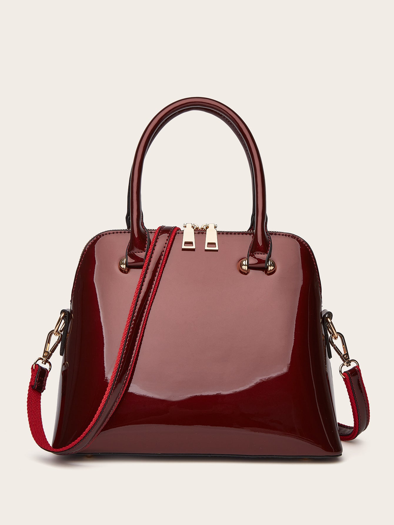Women's Autumn Patent Leather Shiny Fashion Shell Women's Shoulder Bag