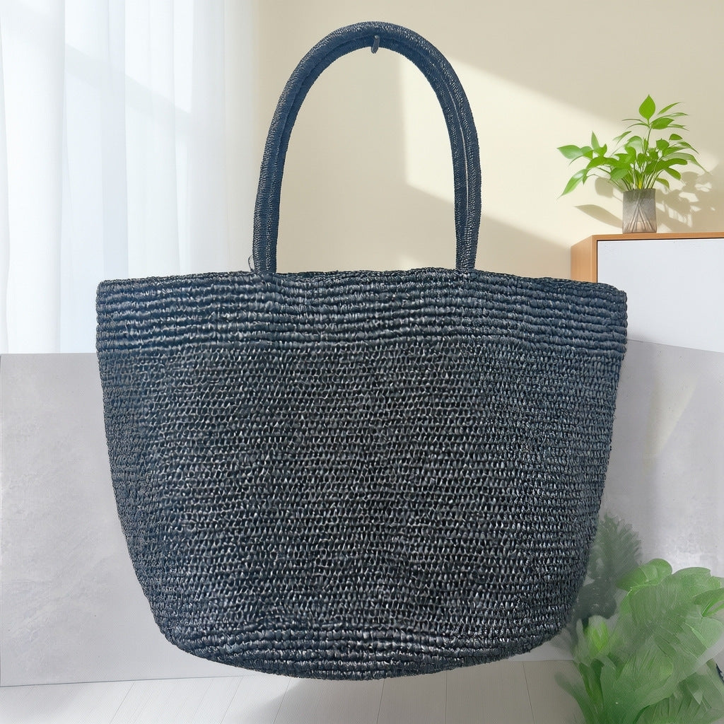 Women's Summer Simple Handmade Woven Seaside Vacation Women's Shoulder Bag