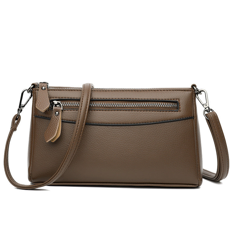 Charming Women's Live Broadcast Mother's Textured Women's Messenger Bag