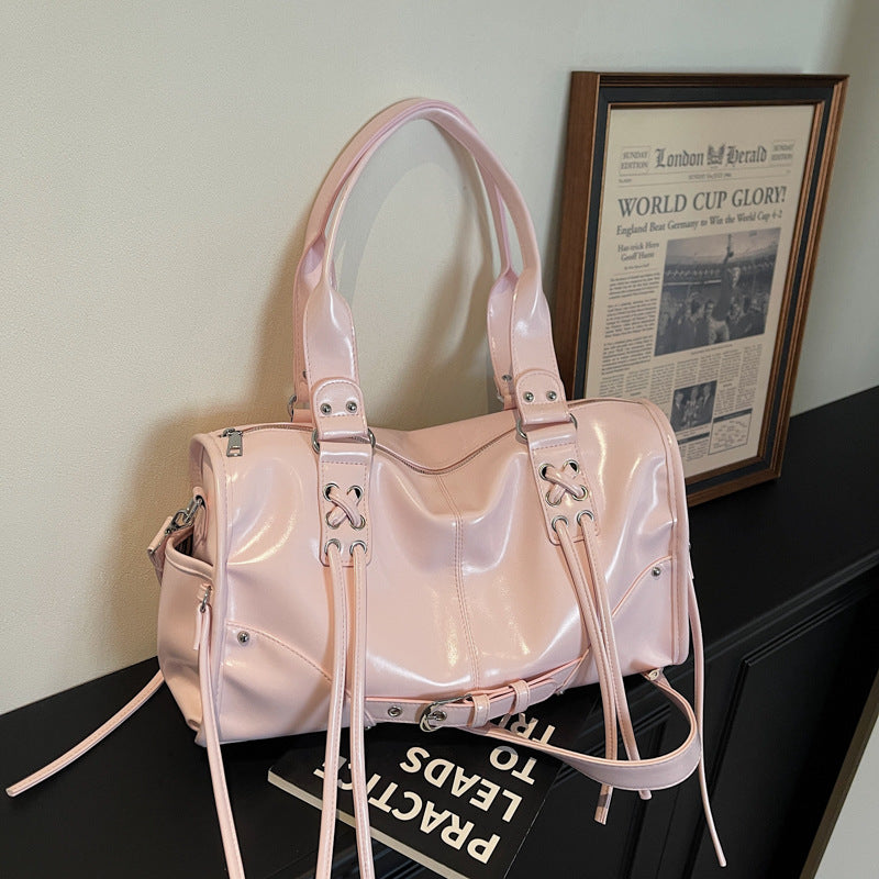 Women's Style Retro Large Capacity Fashion Commuter Shoulder Bags