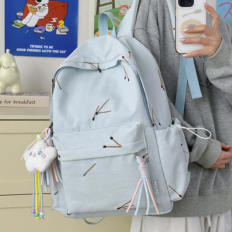 Good-looking Large Capacity Cute High Junior College Student Schoolbag