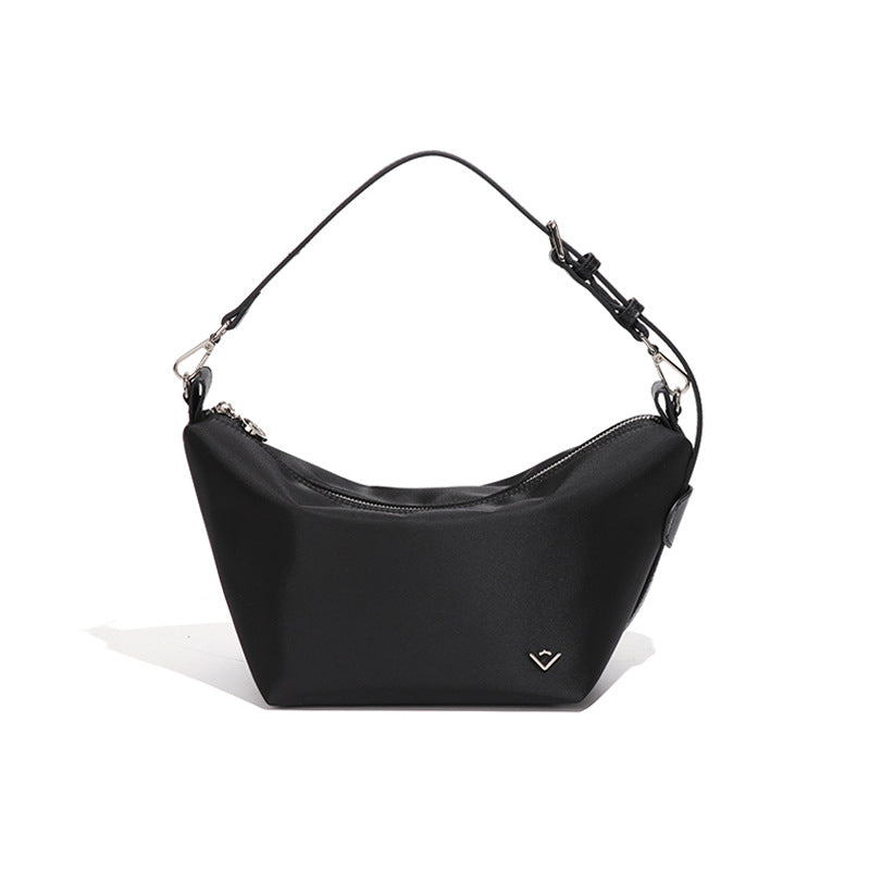 Lightweight Nylon Waterproof Hard-wearing Selenodont Dumpling Commuter Underarm Bag