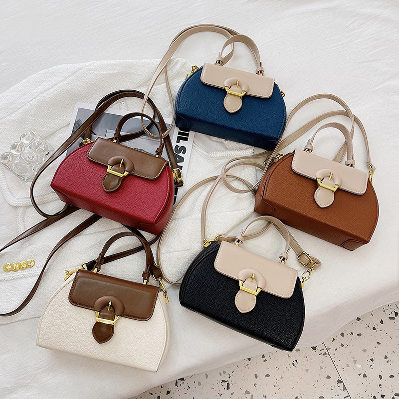 Women's Versatile Contrast Color Portable Simple Commuter Bags