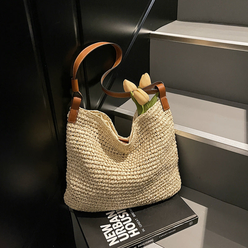 Summer Weaving Straw Woven Female Super Hot Women's Shoulder Bag