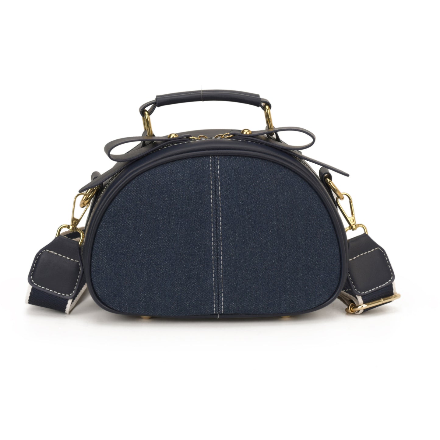 Women's Denim Design Stitching Large Capacity Commuter Women's Shoulder Bag