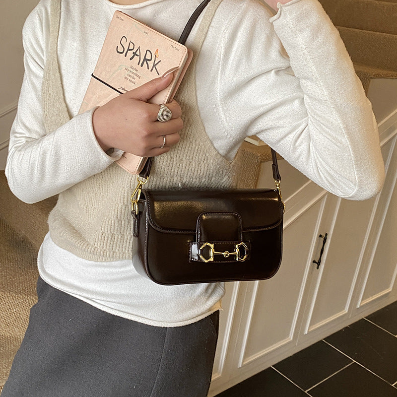 Innovative Women's Stylish Retro Underarm Saddle Small Square Bag
