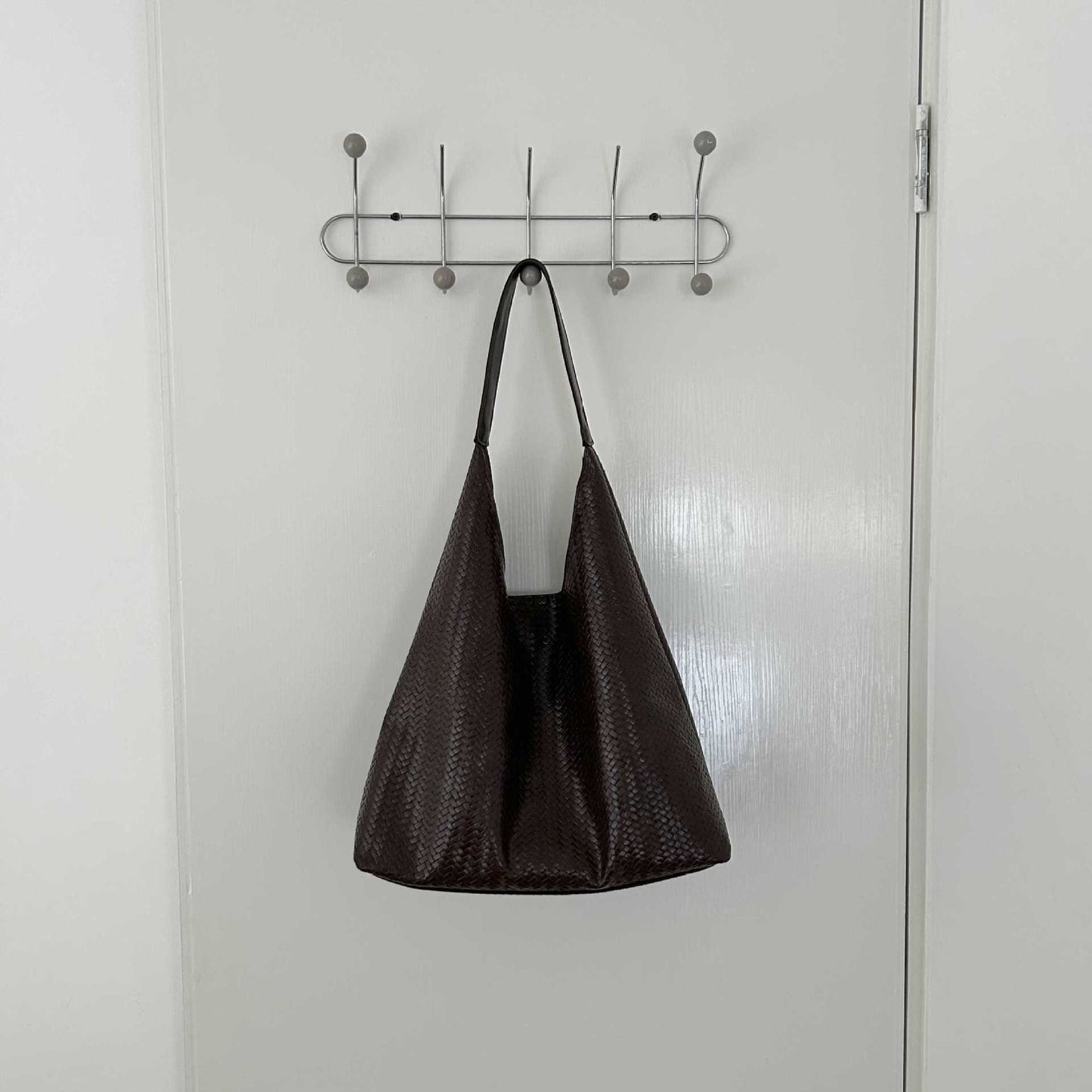 Idle Style Woven Female Solid Color Large Capacity Tote Bag