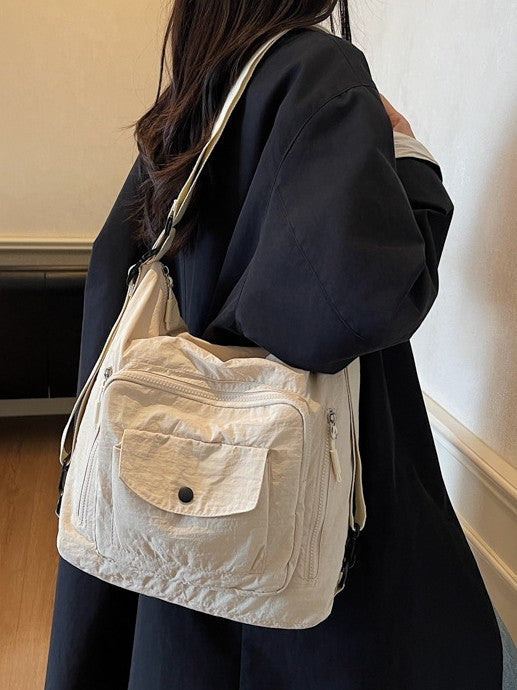 Women's Large Capacity Canvas Lightweight Multifunctional Sling Women's Shoulder Bag