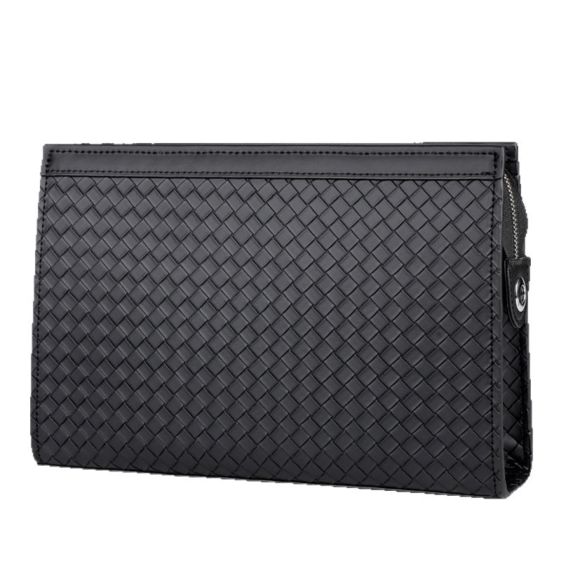 Durable Men's Woven Pattern Business Envelope Men's Clutch