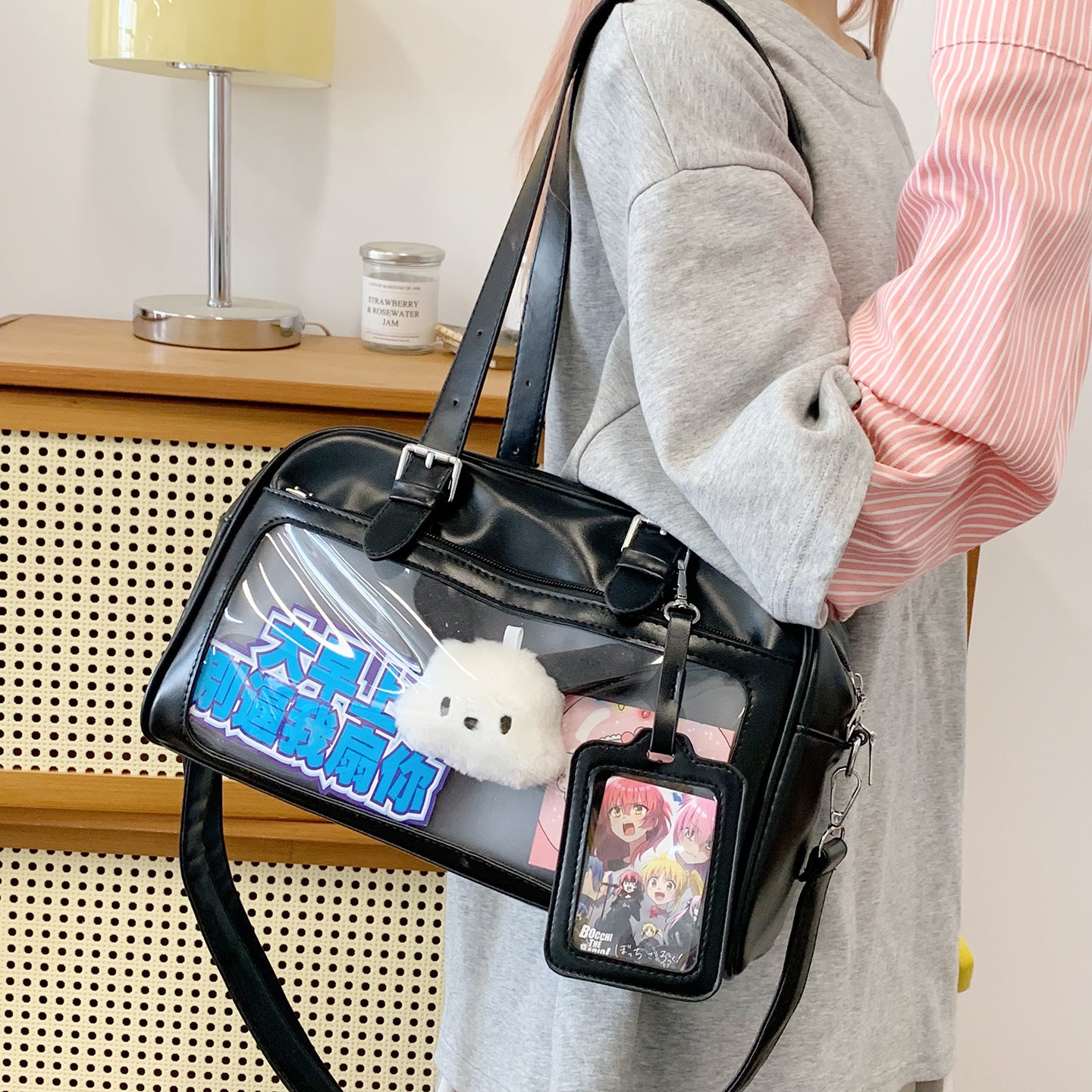 Homemade Cartoon Fresh Uniform Bar Large Capacity College Style Secondary Backpacks