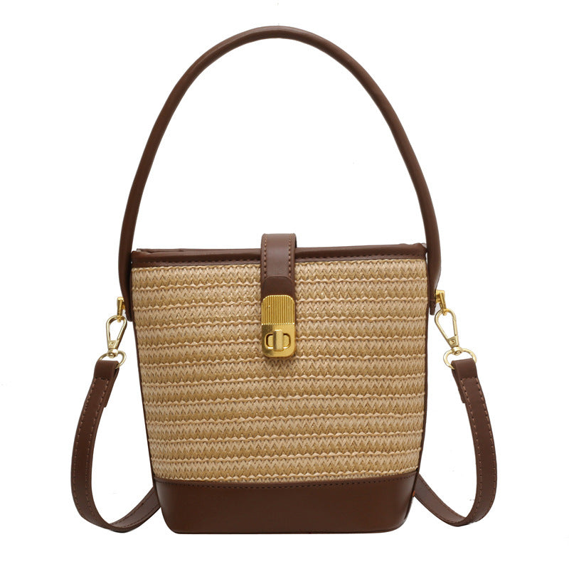 Knitting Female Advanced Texture Straw Fashion Women's Messenger Bag