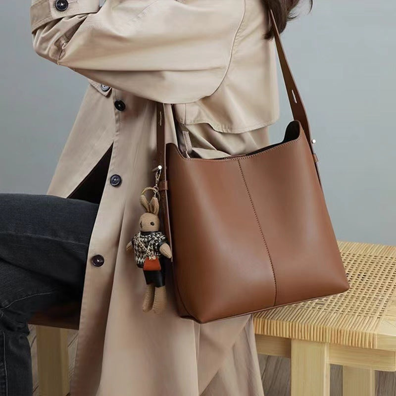 Women's Affordable Luxury Fashion Large Capacity Leisure Get Bucket Bags
