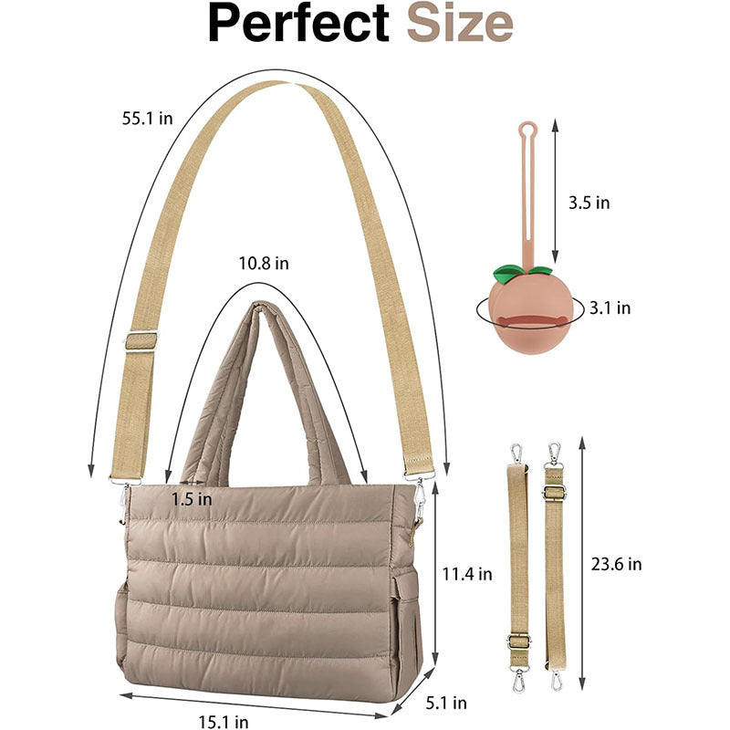 Bottle Storage Foldable Large Capacity Diaper Bags
