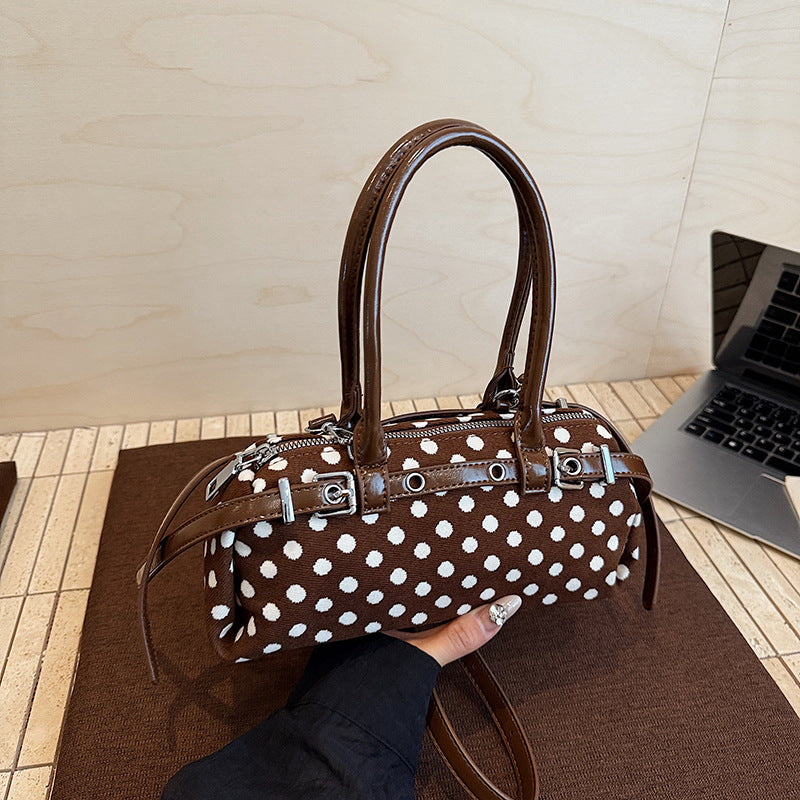 Women's Popular Niche Polka Dot Fashion Exquisite Handbags