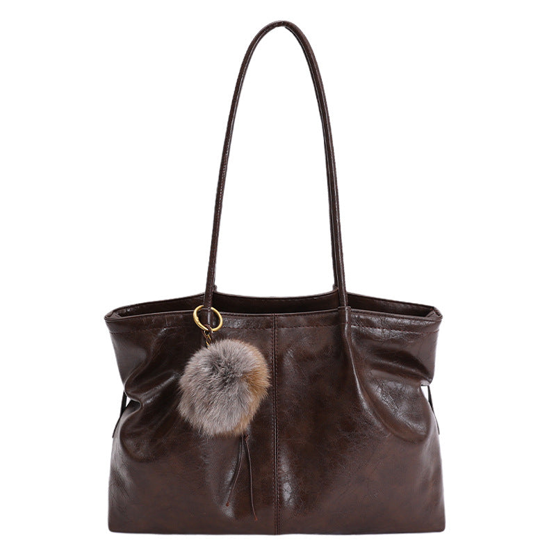 Women's Retro Commuter Light Luxury Minority High-grade Tote Bag
