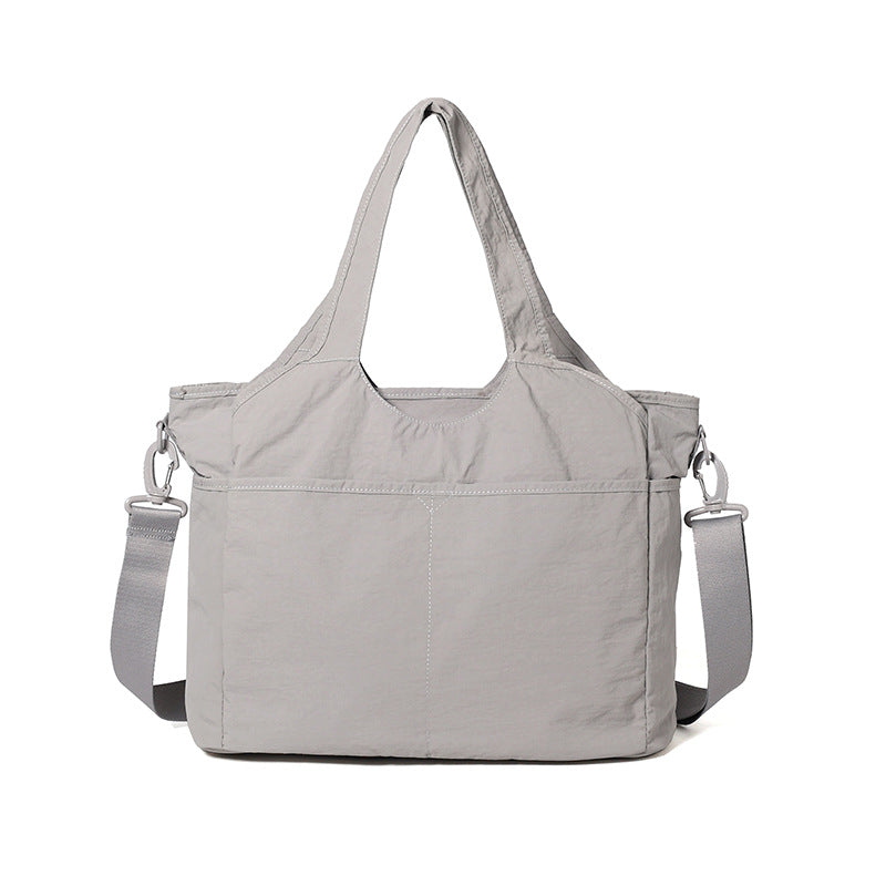 Women's Underarm Large Capacity Totes Nylon Cloth Pleated Bags