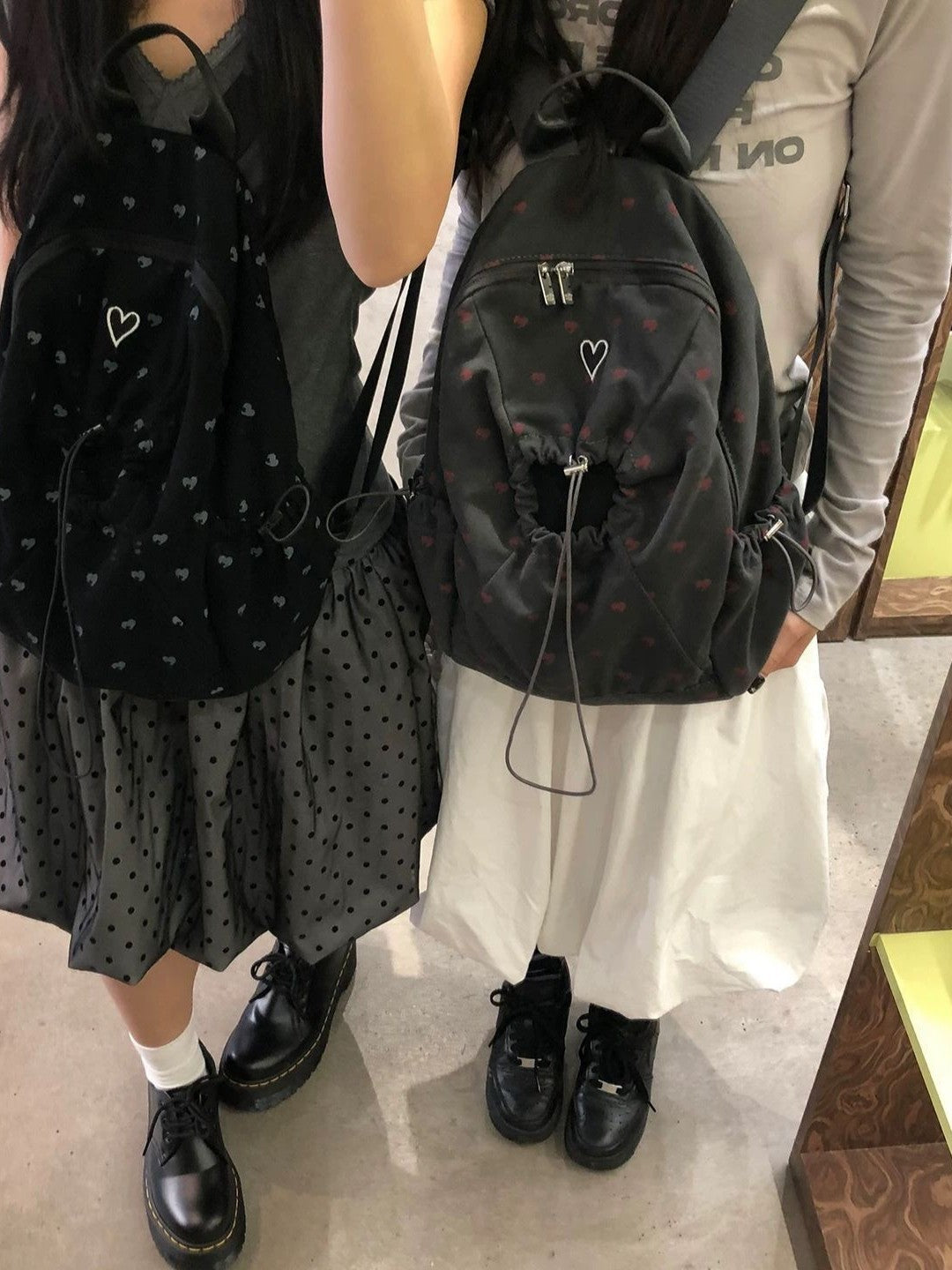 Korean Style Love Large Capacity Lightweight Backpacks