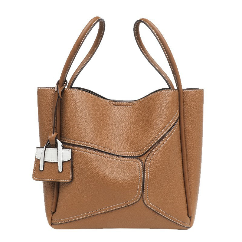 Women's High-grade Underarm Leather Large Capacity Totes Women's Shoulder Bag