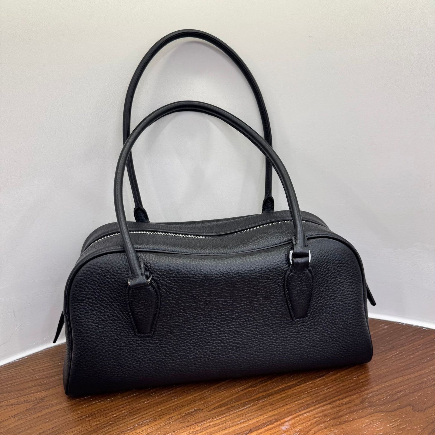 Women's Bowling Minimalist High Sense Top Layer Cowhide Fashion Women's Shoulder Bag