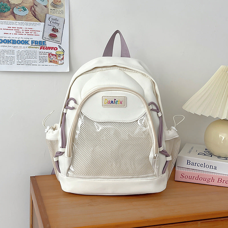 Cartoon Snacks Simple Two-dimensional Grain Lightweight Junior Bags