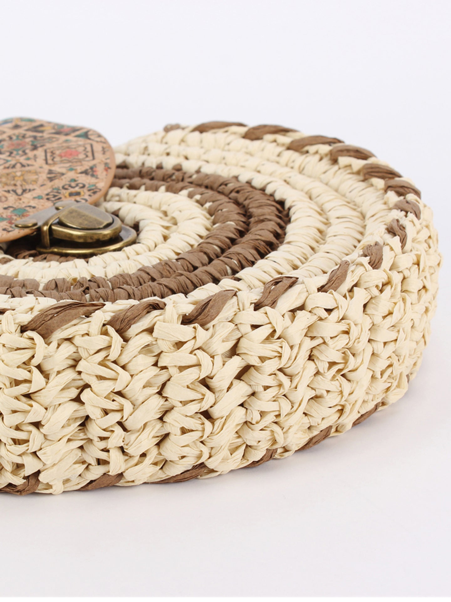 Women's Mori Style Artistic Woven Ethnic Minority Fashion Round Bags