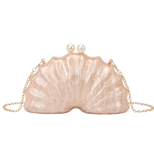 Versatile Shell Acrylic Fashion Wedding Clutch Bags