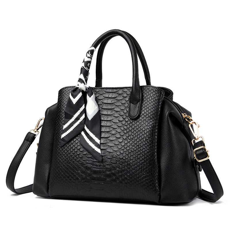 Women's Day Gift Large Capacity Crocodile Pattern Women's Handbag