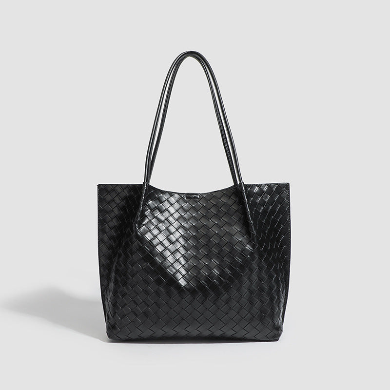 Women's Summer Handmade Woven Light Luxury Simplicity Commuter High-grade Food Women's Shoulder Bag