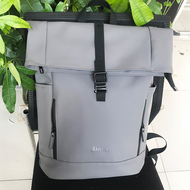 Men's & Women's Roll Top Waterproof Computer Commuter Large Capacity Leisure Backpack