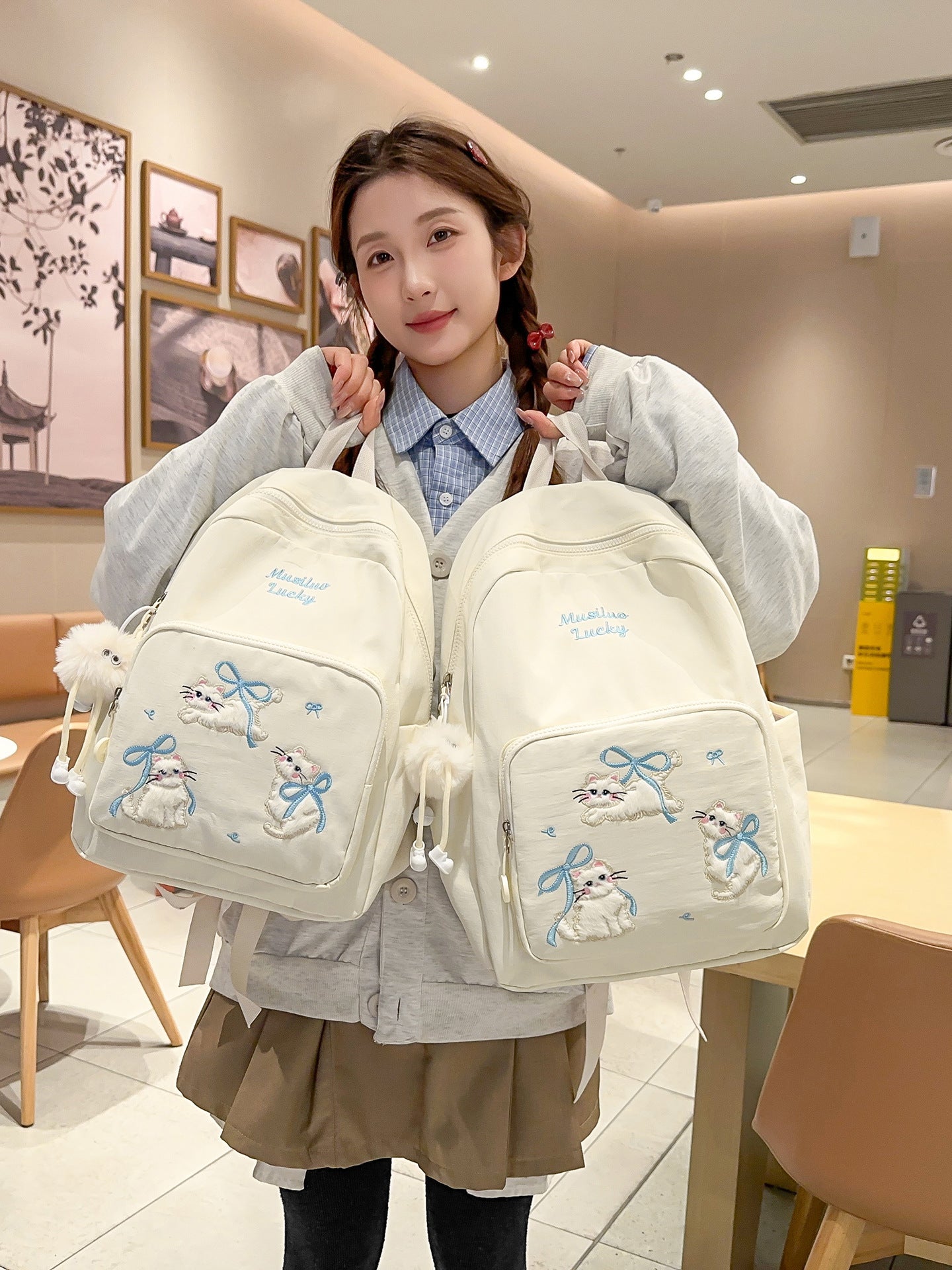 Stylish Attractive Innovative Fresh Sweet Lightweight Backpacks