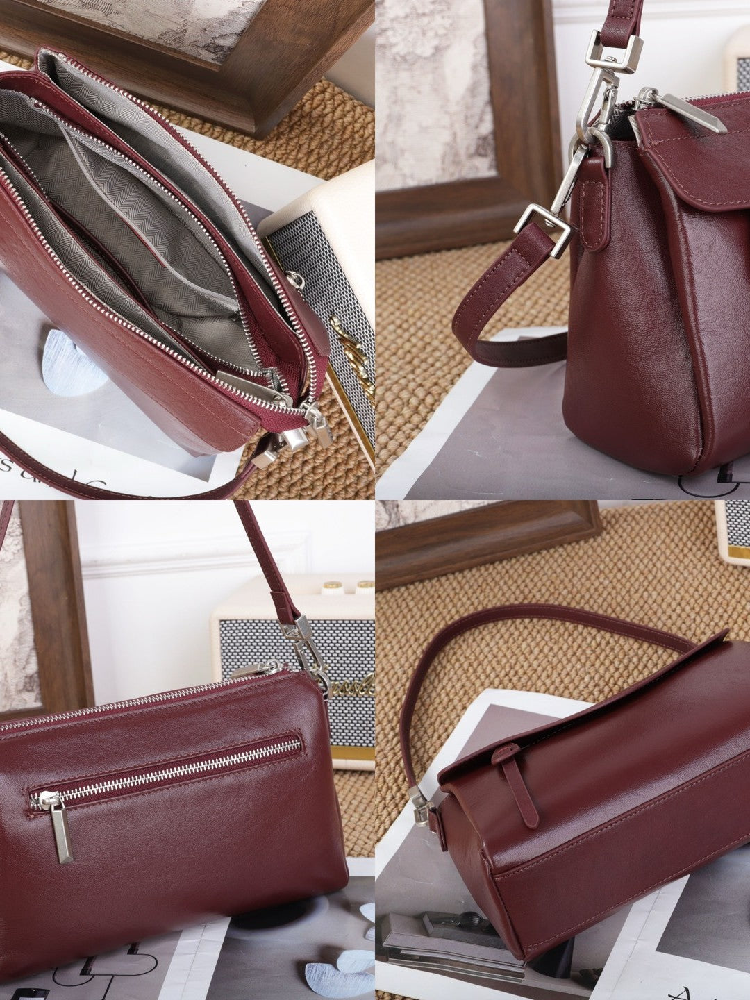 Women's Underarm Leather Fashion Genuine Mother Women's Shoulder Bag