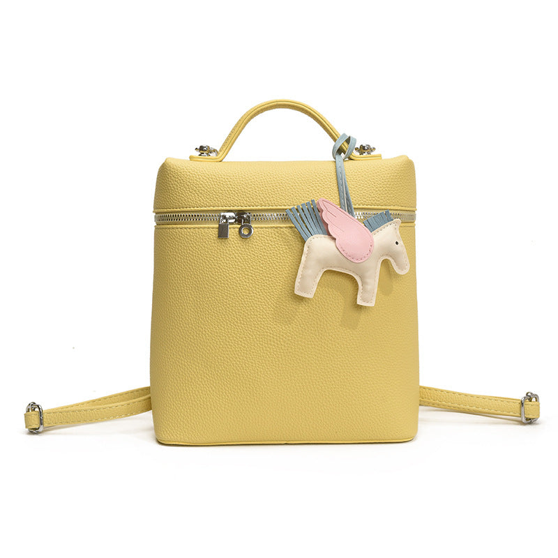 Women's Solid Color Personalized Daily Commute Simple Women's Messenger Bag