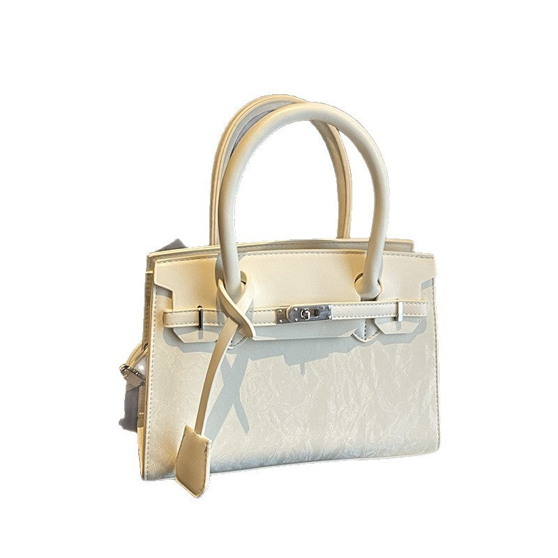 Women's Simple Retro Commuter Korean Style Tote Bag