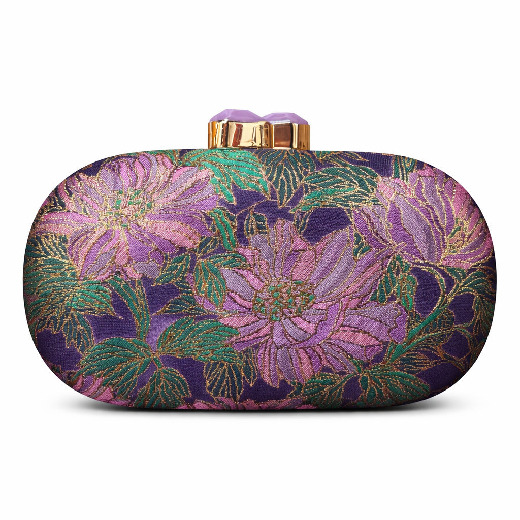 Innovative Women's Flower Cloth Modeling Clutch Dinner Bag