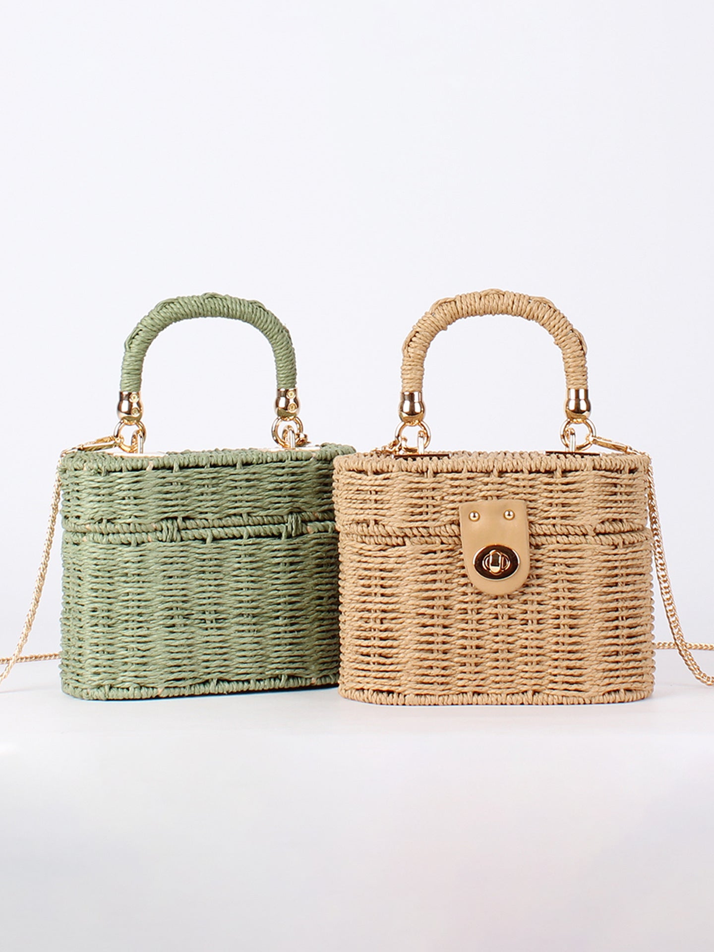 Classic Style Woven Daily Leisure Seaside Vacation Ladies Bags