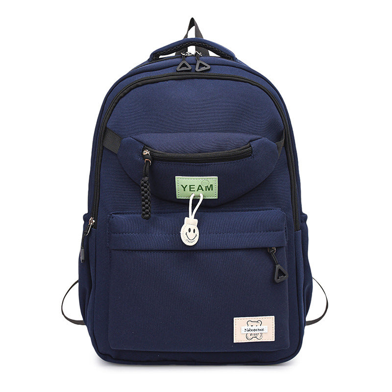 Graceful Large Capacity Portable Computer Thickening College Student Schoolbag