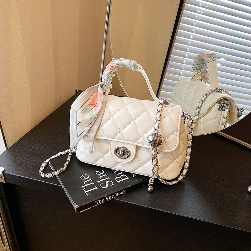 Style High-grade Fashionable Simple Portable Embroidery Small Square Bags