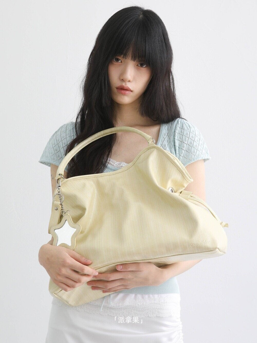 Style Sweet Cool Butter Striped Crack Snack Women's Handbag