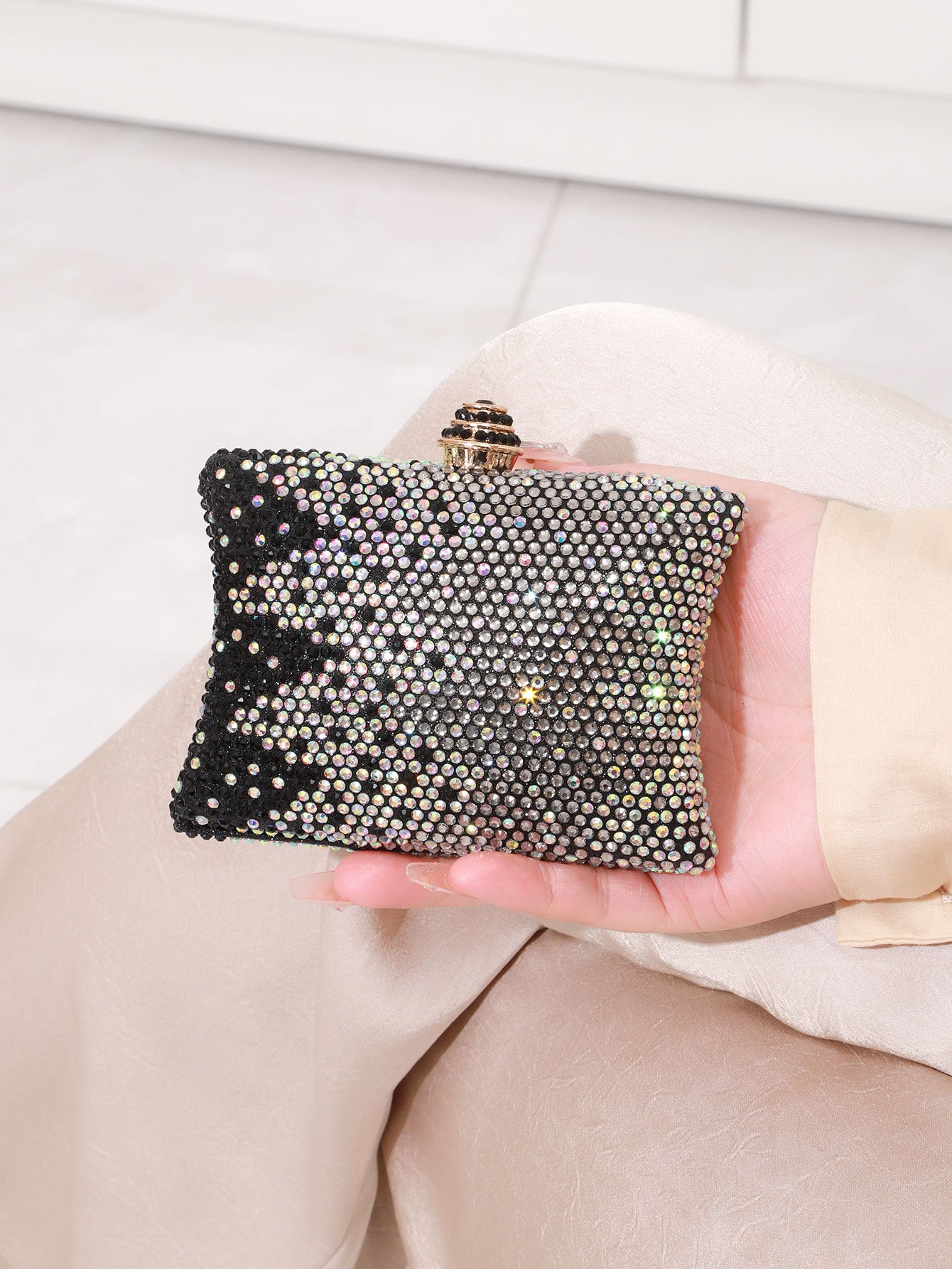Dinner Rhinestone All Match Dress Diamond Women's Clutch
