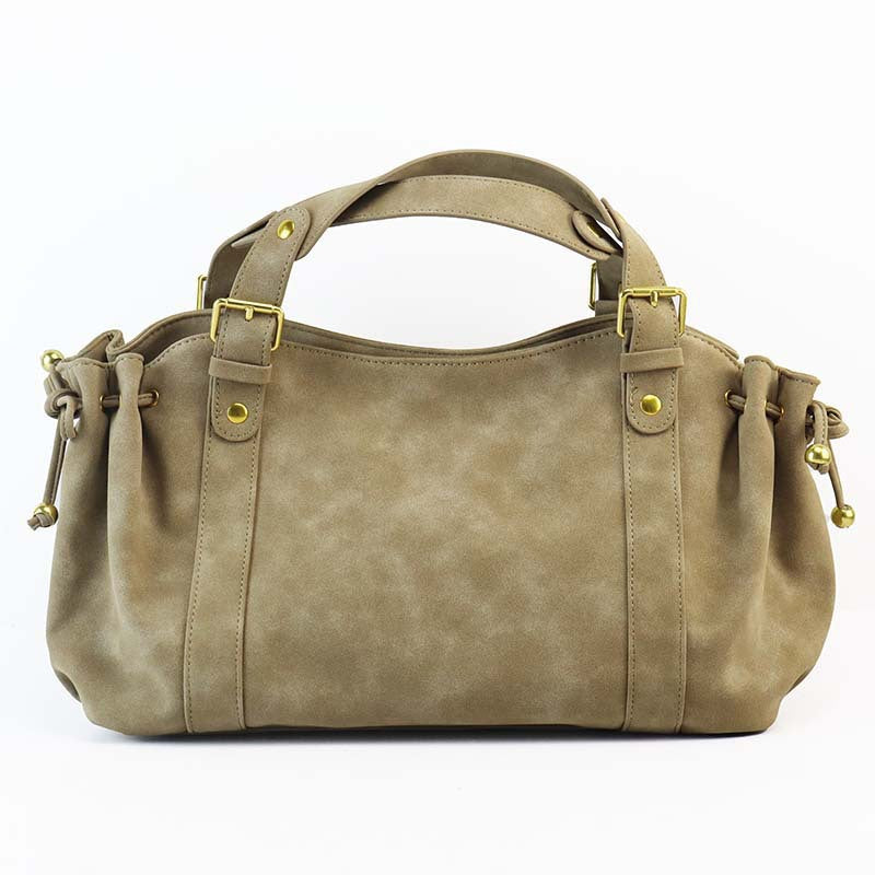 Women's Mild Luxury Retro Drawstring Baguette Niche Underarm Portable Leisure Women's Messenger Bag
