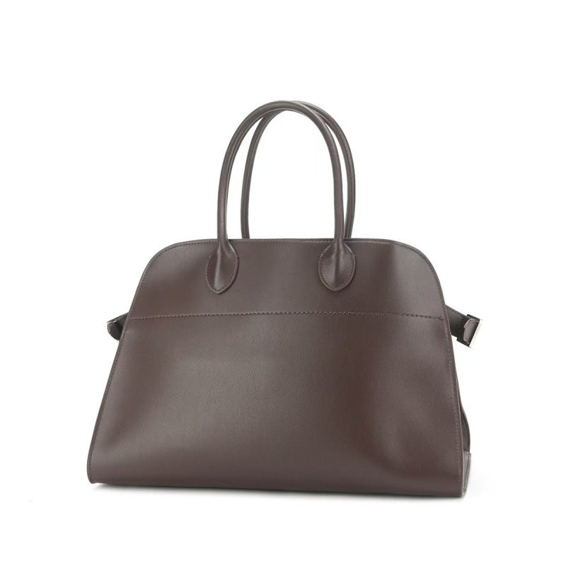 Classy Suede Cowhide Commuter Texture Leather Bags