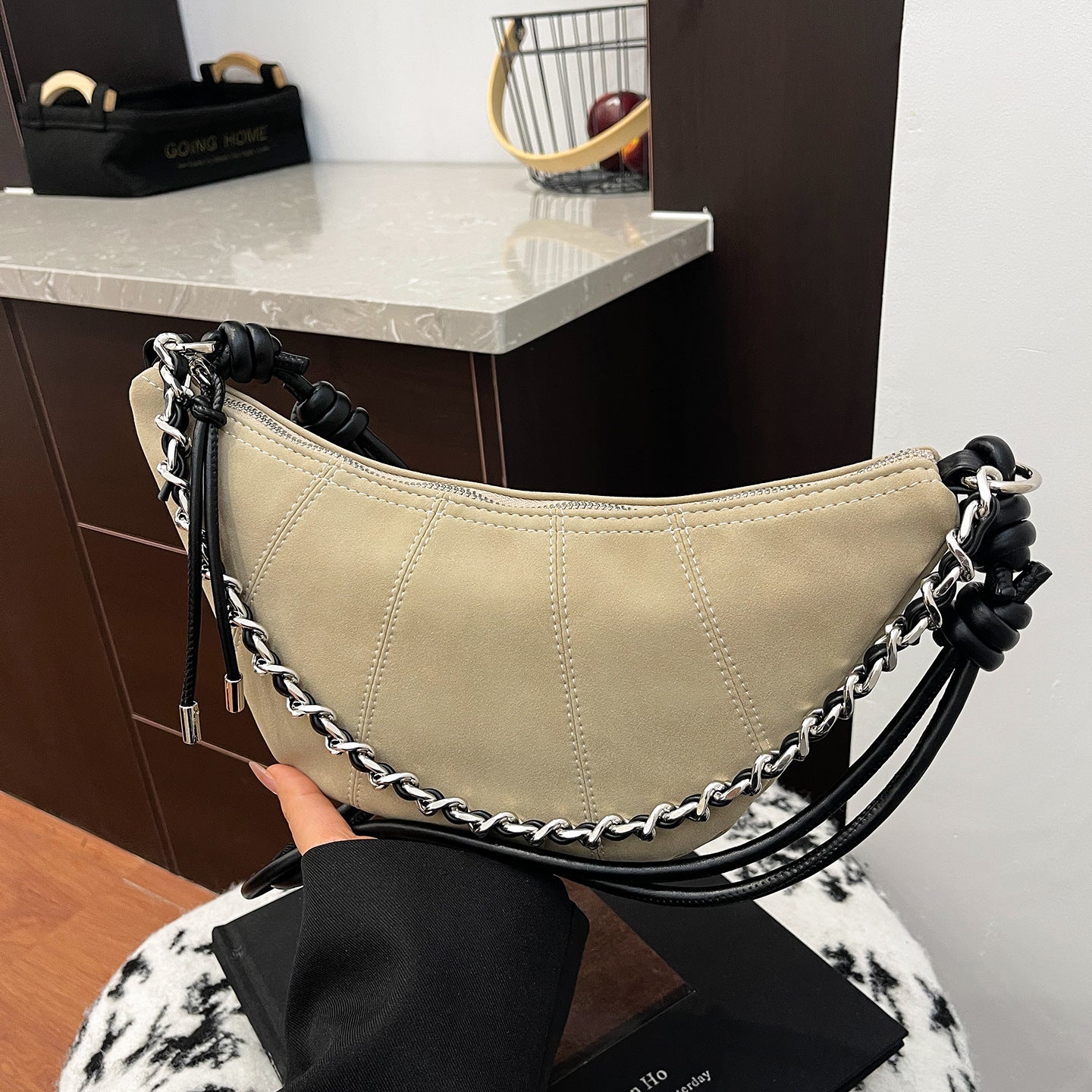 Women's Niche Denim Summer Fashion Underarm Popular Women's Shoulder Bag