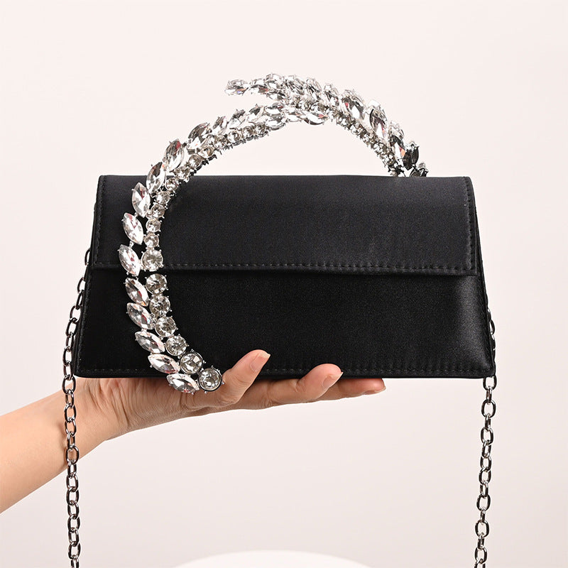 Women's Rhinestone High-grade Light Luxury Fashionable Dinner Bag
