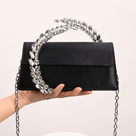 Women's Rhinestone High-grade Light Luxury Fashionable Dinner Bag