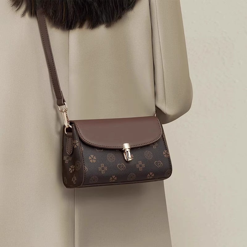 Women's Versatile High Quality Single Vintage Printing Female Women's Shoulder Bag