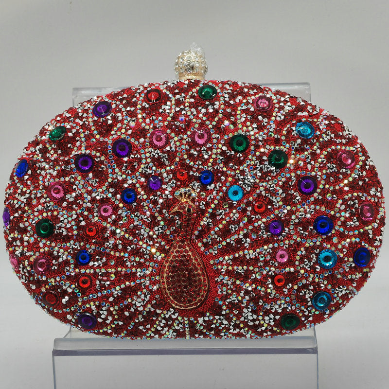Women's Diamond Hand Holding Noble Temperament Wedding Handbags